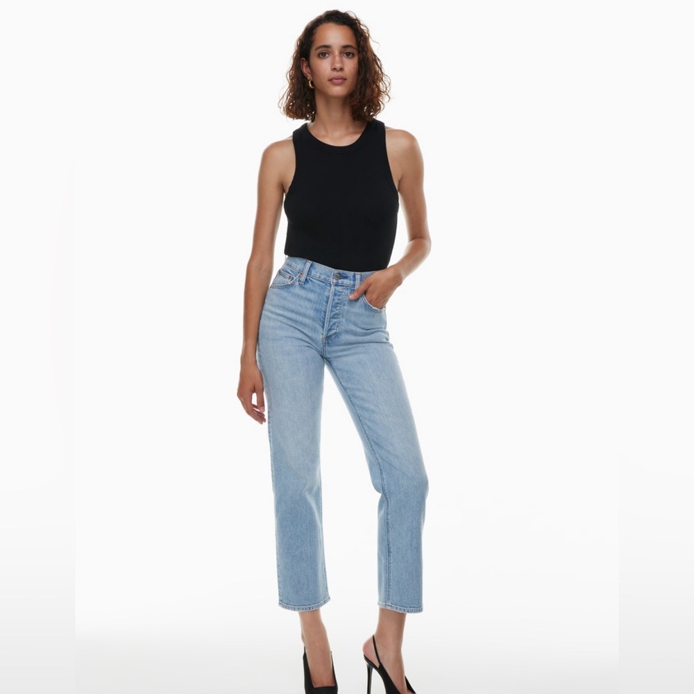 Aritzia denim forum arlo hi-rise straight jean